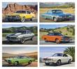 Muscle Cars 2 month view Executive Calendar # 3205 2023 monthly images