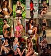 Sexy Lingerie Promotional Calendar size 9" x 13" Item 3396 monthly images