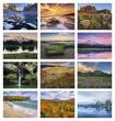 Header and imprint foil colors for Koozie stick up calendars