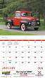 2026 Promotional Calendar Treasured Trucks, Stapled, Item 7237 open view 