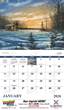 Scenic Memories Illustrations Calendar, 2023, with Stitched binding, Item 7046 open view image