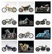 Custom Motorcycles 2023 Calendar with Stapled binding Item 7056 monthly view images