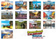 Promotional Scenic Travel Calendar Stapled, item AD-3044 monthly images