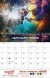 Space exploration promotional calendar 2026