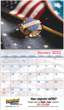 2026 Promotional calendar Patriotic America,Spiral, Item BC-240 open view