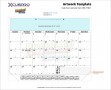 Custom Printed Economy Desl Pad Calendar BE-YTB36