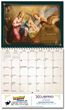 2023 Catholic Art Calendar open view with Spiral binding Item BLM-TAREN