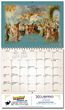 2023 Spanish Catholic Art Calendar open view with Spiral binding Item BLM-TARES