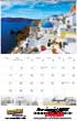 2023 Scenic World Travel Destinations Calendar - Stapled Item CC-402 Open View Image