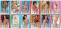 Self-Adhesive Stick-up calendar No. FC-1001SS Swimsuit Girls monthly images