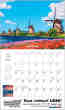 World Scenes - Scenic Promo Calendar  Bilingual open view 2023