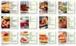 Delicious Recipes Culinary Calendar Bilingual  open view 2023