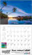 Dreamy Getaways Scenic Calendar Bilinglaul English/Spanish open view 2023