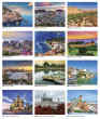 2023 Scenic Promotional wall calendar Item JC-201 monthly images