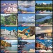 America the Beautiful Promotional calendar item KC-AB monthly images on www.promotionalcalendarssource.com