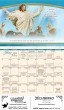 2026 Catholic Fait calendar bi-lingual English Spanish open view