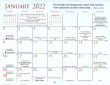 Promo catholic calendar Item KC-CA January 2023 grid