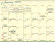 2023 Papal Reflections Catholic Religious Calendar item KC-PR January grid