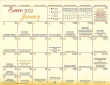 Bilingual Spanish-English Catholic Calendar Our Lady  item KC-SP January 2023 grid
