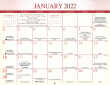 The Saints Among Us Catholic Calendar January 2023 grid
