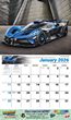 Exotic Cars Calendar Stapled 2023