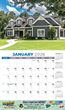 Stylish Homes Wall Calendar Stapled 2023
