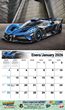 Exotic Cars Calendar English/Spanish 2023
