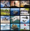America Home of the Brave Calendar 2023