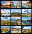 Scenes of California Calendar Stapled 2023
