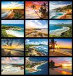 Beaches, Sun and Ocean Views Calendar 2023