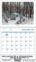 Larry Anderson Wildlife 2023 Wall Calendar open view, Item # TA-1950